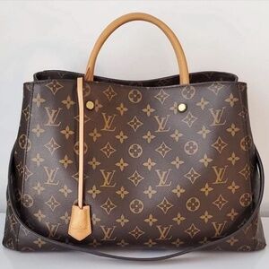 Lv montaigne monogrammed bag